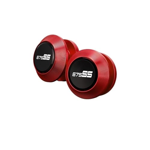 Moto Frame Sliders For CFMOTO 675SS 2024 2025 2026 Swingarm Spools 10MM Motorcycles Accessories Rear Stand Screws Sliders - color: B red M10