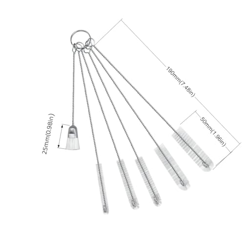 Strongthium Carburetor Cleaning Kit Carb Brushes Tools Needle Set for Welder Chainsaw Cutting Torch Tips Firing Stove Burner Holes Spray Guns Cleaners