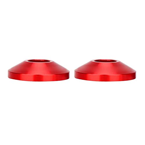 Handlebar End Universal CNC Aluminum Alloy Motorcycle Handlebar Handle Bar End Accessory 1 Pair (red) - size: red