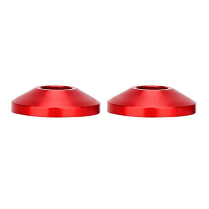 Handlebar End Universal CNC Aluminum Alloy Motorcycle Handlebar Handle Bar End Accessory 1 Pair (red) - size: red