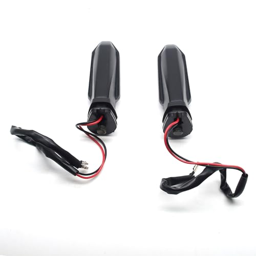 MZS Motorcycle Turn Signal Lights, LED Front Rear Blinker Indicators Amber Lamp Compatible with GROM CBR500R CB650R CBR600RR CBR650R CBR1000RR CB500F CB500X CB1000R CRF300L NC750X Rebel 300 500 CMX