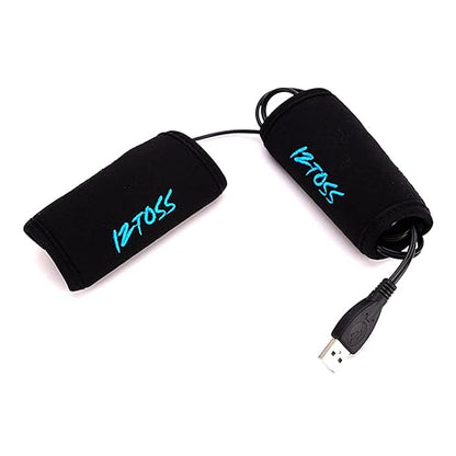 Universal USB Electric Heated Handlebar Wraps Covers Grips with Temperature Control for Motorcycle E Bikes Mountain Bike
