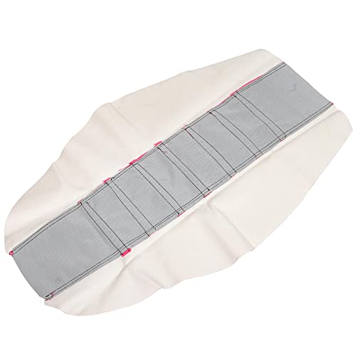 X AUTOHAUX Universal Motorcycle Pit Dirt Bike Faux Leather Soft Seat Cover Anti Slip Seat Cushion Pink Black 1Pcs - color: Pink