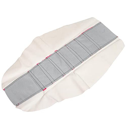 X AUTOHAUX Universal Motorcycle Pit Dirt Bike Faux Leather Soft Seat Cover Anti Slip Seat Cushion Pink Black 1Pcs - color: Pink