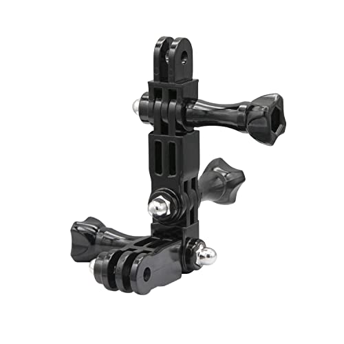 3-Way Adjustable Extension Pivot Arm Straight Joints Adapter Mount Kit for GoPro Hero13, 12, 11, 10, 9, 8, 7, 6, 5, 4, 3+, 3, Same Direction and Vertical Direction, Long Thumb Screws (8pcs)