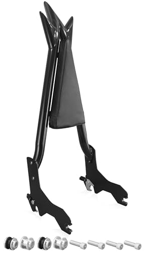 33” Tall Detachable Sissy Bar Backrest Pad Fit For Harley Davidson Softail Harley, Softail Models 2018-2025 Low Rider FXLR FXRST FXLRS FXLRST FLSB (GB-NEW) - color: GB-NEW