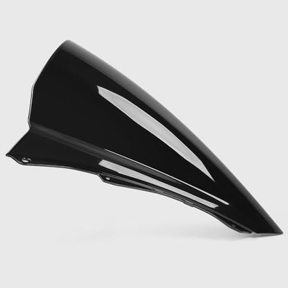 Motorcycle Windscreen Windshield Motorcycle Front Fairing Flyscreen Wind Deflector Windshield Spoiler Compatible with Kawasaki Ninja ZX-4R/4RR 2023 2024 Ninja ZX-25R 2021-2024 (Black Smoke) - color: Black Smoke