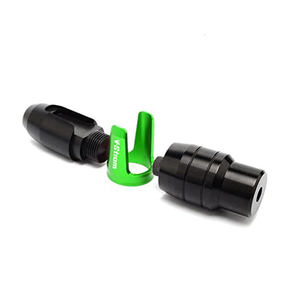 For SUZUKI V-Strom 250 650 1000 DL250 DL650 DL1000/V-Strom1000/XT Motorcycle CNC Aluminum Frame Crash Pad Exhaust Sliders Crash Protector slider - color: green