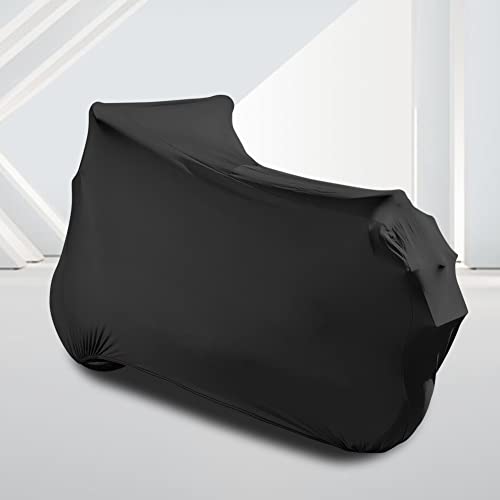 WinPower Indoor Motorcycle Cover Stretch Elastic Dustproof Covers for Motorbikes, 96inches - size: XL(96 x 41 x 49 inches)