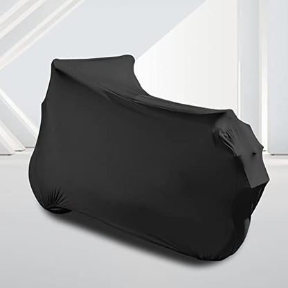 WinPower Indoor Motorcycle Cover Stretch Elastic Dustproof Covers for Motorbikes, 96inches - size: XL(96 x 41 x 49 inches)
