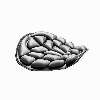 3D Air Shock Absorbing Motorcycle Seat Cushion - Air Filled Motorcycle Seat Pad Butt Protector - Breathable Motorcycle Seat Cover Reduces Pressure and Fatigue. Makes Long Rides More Comfortable