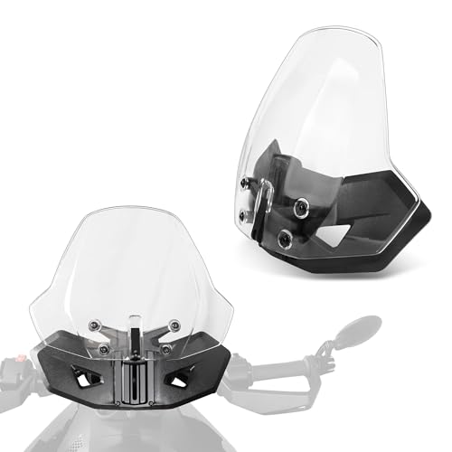 Goldfire Windshield Extension Front Extended Wind Deflector Adjustable Airflow Windscreen for Can-Am Ryker 600/900/ Rally Edition (2019-2025) & Sport Edition (2022-2025), Replace OEM #219401023
