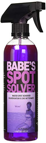 Babe’s Spot Solver – Hard Water Spot Remover for Boats – Safe for Gelcoat, Glass & Chrome – Non-Abrasive Marine-Grade Cleaning Solution - 1 Pint/Spray - size: 16 Fl Oz (Pack of 1)
