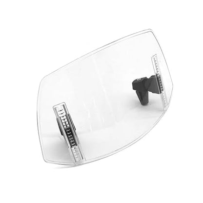Compatible with CFMOTO 800 MT 800 Motorcycle Windshield Extension Adjustable Spoiler Clamp-On Windscreen Deflector 800-MT Parts 800MT(Transparent)