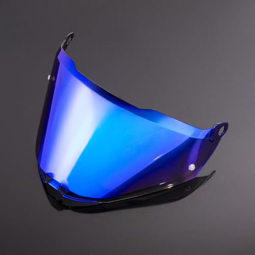 Blaze 2 Helmet Visor Replacement.Blaze 2 Outer Face Shield UV Protection Compatible with Blaze 2,Pioneer 2,MX702 (Revo Deep Blue-Day Use Only) - color: Revo Deep Blue-day Use Only