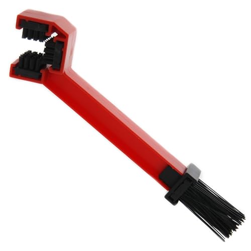 Race-Driven Motorcycle Dirtbike Chain Brush Grunge Brush Cleaner Cleaning - Red - color: Red
