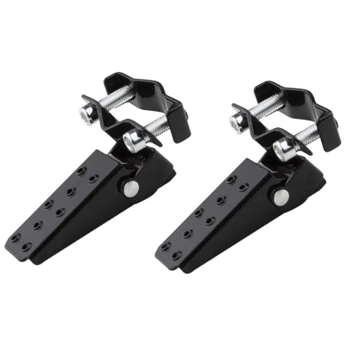 A Pair Universal Foldable Foot Pedals Pegs for Ebike Motorcycle Mini Bike Foot Pegs Frame Clamp-On Type Folding for MTB ATV Mini Bike bicycle UTV Go Karts Scooter Motorcycle