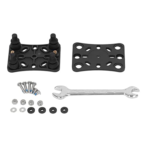 Motorcycle Mobile Phone Holder Shock Absorber, Wireless Phone Bracket with Vibration Buffer, Durable Nylon Silicone Stainless Steel Mount for ATV UTV Motorcycle