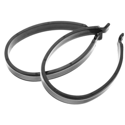 Sosoport 2pcs High Visibility Reflective Cycling Pants Clips Ankles Safety Bands for Night Riding