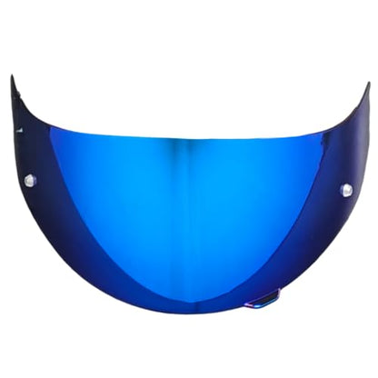 C91 Helmet Shield Replacement,HJ-17 Motorcycle Helmet Visor Compatible with HJC C91/C90/C91N/CL-MAX 2/CL-MAX 3/is-MAX 2/is-MAX BT/SY-MAX 3(Deep Blue) - color: Deep Blue