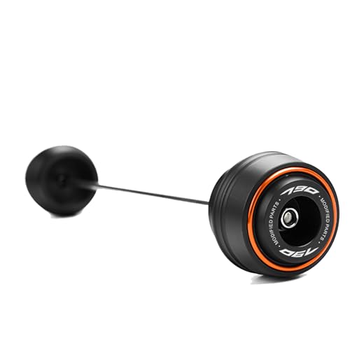 Compatible with 790 DUKE 2018-2023 2024 2025 Motorcycle Accessories Front Rear Wheel Axle Fork Crash Slider Protector (Orange, Front) - color: Orange, size: Front