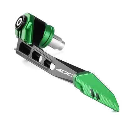 Motorcycle Brake Clutch Lever Guards Bar End Handguard Compatible With Ninja 400 2018 2019 2020 2021 2022 2023 | Handlebar Protector Ninja400 EX400 Accessories (green) - color: green
