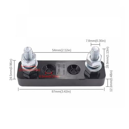 2Pcs ANL Fuse Holder Automotive Heavy Duty Fuse Block Replacement with No Cover for Car Audio System Amplifier Inverter CFH-ANL-WG1 - color: CFH-ANL-WG1