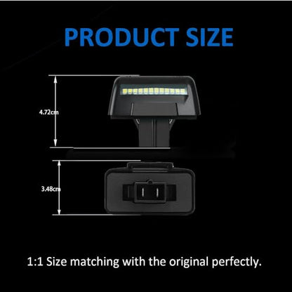 Bestview LED License Plate Lights Assembly Housing Compatible with Ford Transit MK5 MK6 MK7 1985-2014, 6000K White 2-Pieces - color: for 1985-2014 Ford Transit