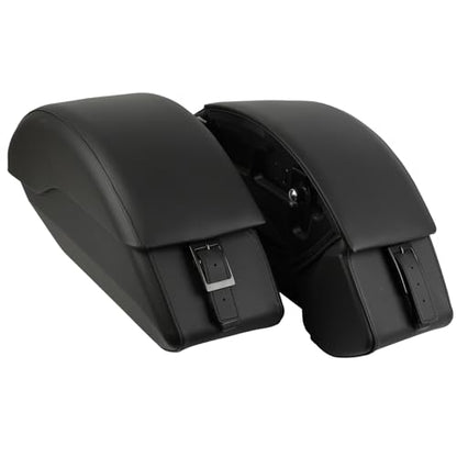Motorcycle Saddlebag Side Pocket luggage Fits for Indian Scout Sixty ABS 2015-2023 Model Black - color: Black