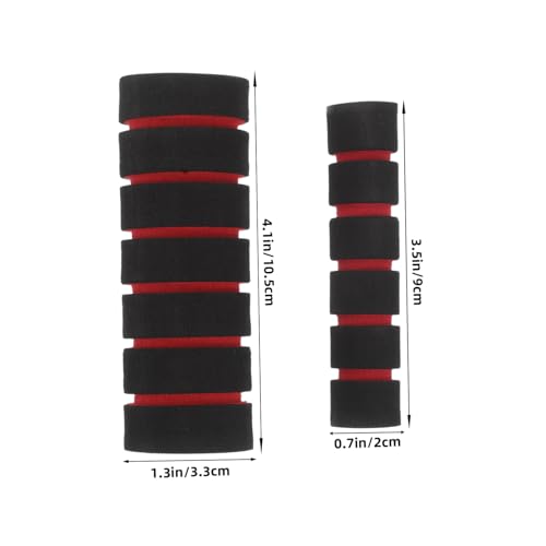 Non-Slip Motorcycle Handlebar Grips Cover Set Universal Fit for Motorbike and Bicycle Soft Foam Protective Sleeves for Enhanced Control and Comfort