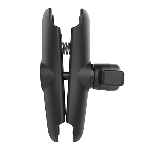 RAM Mounts Medium Double Socket Arm for B Size 1″ Ball Mount Components, RAM Mount Connector Arm, Marine-Grade Aluminum RAM-B-201U - size: 3.7 in.