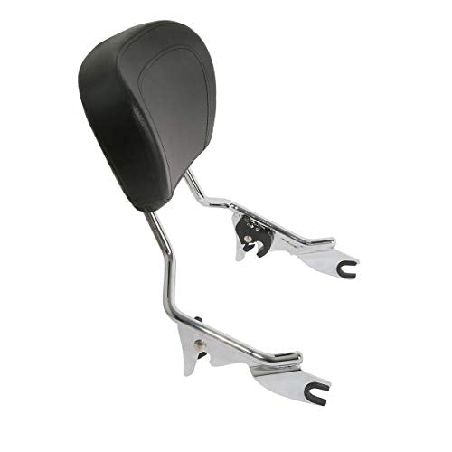 TCMT Sissy Bar Passenger Backrest W/Pad Fits for Harley Touring Road King Street Glide Road Glide 2009-2025 Electra Glide 2009-2022 Ultra Limited 2014-2019 Ultra Classic 2009-2013