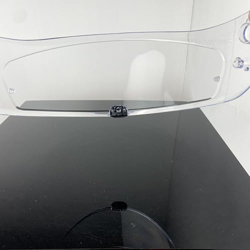 HJ20M Helmet Visor Replacement,Tinted UV protection Motorcycle Helmet Face Shield Windshield Lens For HJC C70 FG-17 FG-ST IS-17 (Clear) - color: Clear
