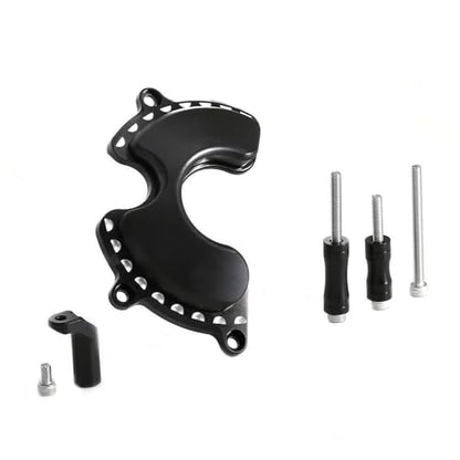 Monkey125 Left Right Engine Cover Protector Slider Compatible with Monkey 125 Super Cub C125 2018-2021 3D CNC Motorcycle Accessories Engine Crankcase Guard (Black) - color: Black2