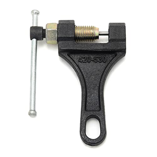 Universal Chain Breaker Riveting Tool Kit for Motorcycle, Dirt Bike, ATV Heavy Duty Tool for 420 520 525 530 Bike Chains
