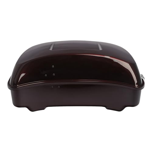 TCT-MOTORPARTS Chopped Luggage Kit w/Backrest Pad Two-Up Mounting Rack Fit for Harley Street Glide Special 2018 Twisted Cherry Touring 2014-2024 - color: Twisted Cherry Chopped Pack #1