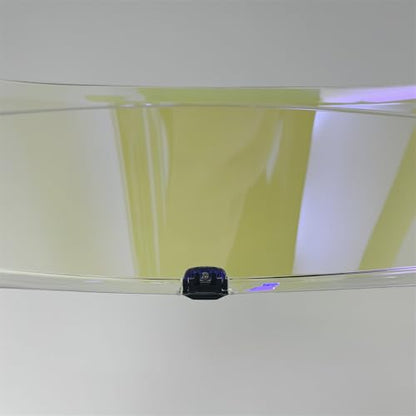 HJ20M Helmet Visor Replacement,Tinted UV protectionMotorcycle Helmet Face Shield Windshield Lens For HJC C70 FG-17 FG-ST IS-17 (Revo Clear Purple) - color: Revo Clear Purple