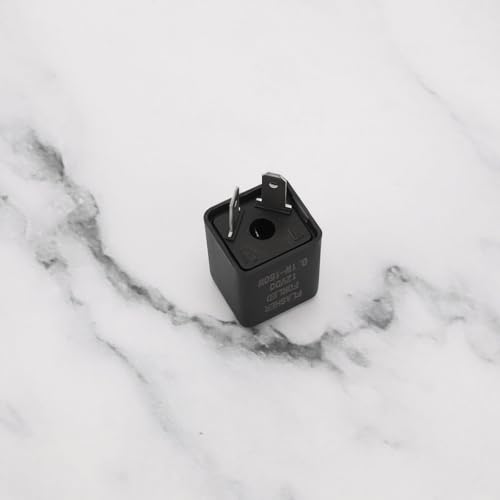 2Pcs 12V Flasher Relay 2 Pin Motorcycle Flasher Relay Led Indicator Relay Audible Beeping Turn Signal Relay for Motorcycle, 0.1-150W Load Capacity
