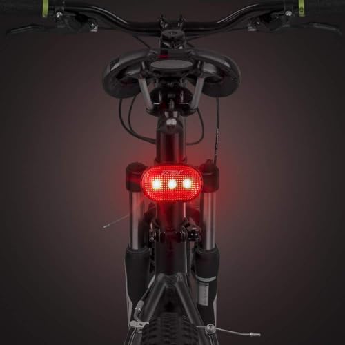 BV Bike Lights for Night Riding LED Bike Tail Light - Bicycle Light Battery-Powered/Rechargeable - Rear Bike Light Weather Resistant - Visible Up to 1500ft Bicycle Tail Light LED Bike Light - size: Strap Mount - Battery-Powered - Pair