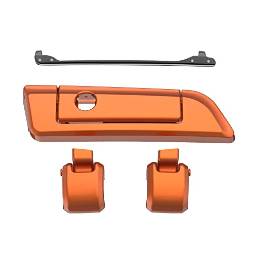 Moto Onfire Amber Whiskey Harley Tour Pack Latches Hinges Fit for AB Harley/Davidson Touring Razor Chopped King Tour Pak - color: Amber Whiskey