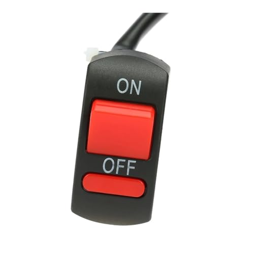 Emergency Hazard Headlight for Motorcycle ATV Bike - Handlebar Light with ON/Off Button