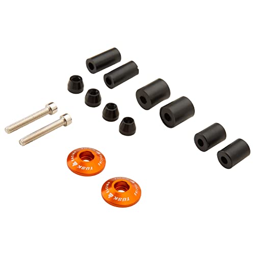 Tusk Bar Ends (Orange) - color: Orange