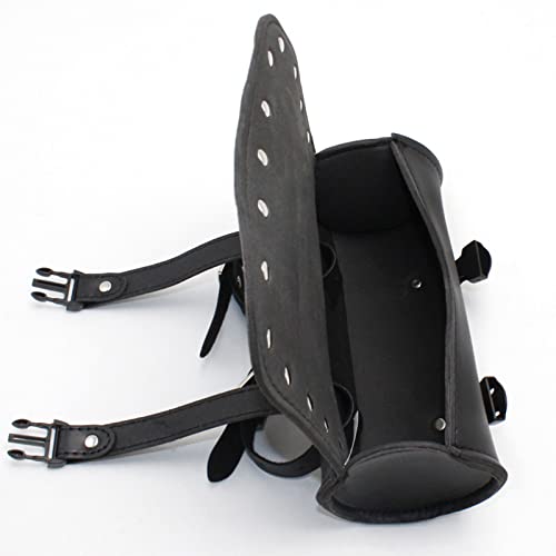 Motorbike Fork Bag PU Leather Handlebar Bag Waterproof Motorbike Saddle Bags Motorcycle Accessories