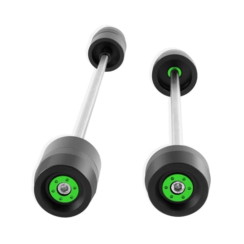Motorcycle Front Rear Wheel Fork Axle Sliders Crash Protectors for Suzuki Gsx-R600 Gsx-R750 Gsx-R1000 Gsxr 600 750 1000 - color: Green