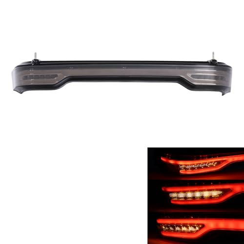 TCMT Trunk Sequential Dynamic Flowing LED Rear Brake Tail Light Accent Fit For Harley 2014-2025 King Trunk Road King Road Street Electra Glide Tri Glide Ultra Limited - color: Smoke Lens Black Housing B, size: Single Light