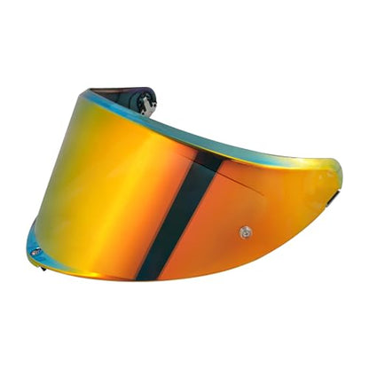 K6 Helmet Shield Visor Replacement Face Shield Compatible with K6 K6S Motorcycle Helmet Accessories (Chrome Red) - color: Chrome Red