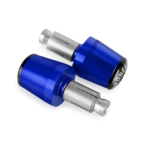 7/8'' Anti-Slip Grip Hand Motorcycle Handlebar Handle Bar Grips End Plugs For HONDA Rebel300 CMX500 CMX300 Rebel CMX 500 300(Blue Ends NO LOGO) - color: Blue Ends NO LOGO