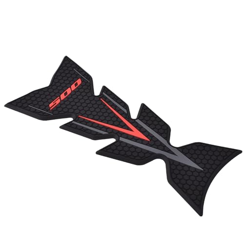 Motorcycle Side Fuel Tank pad Traction Pad Gas Knee Grip Protective Sticker Tankpad Protector fit for Ka&wa&sa&ki NINJA500/Z500 NINJA 500/Z 500 2024 2025 (Red) - color: Red