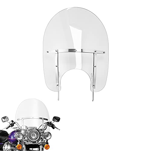 TCMT Motorcycle Windshields Chrome Bracket Windscreen Fits for Harley Davidson 1995-2022 Road King 2017-2025 Road King Special