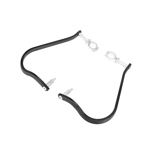 Motoforti Pair 7/8" Motorcycle Brake Lever Guard Handlebar Protector Clutch Protector Black with Installation Accessories for Motorbikes Mountain Bike Long-lasting